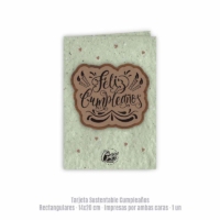 Tarjeta Sustentable Cumpleaños
